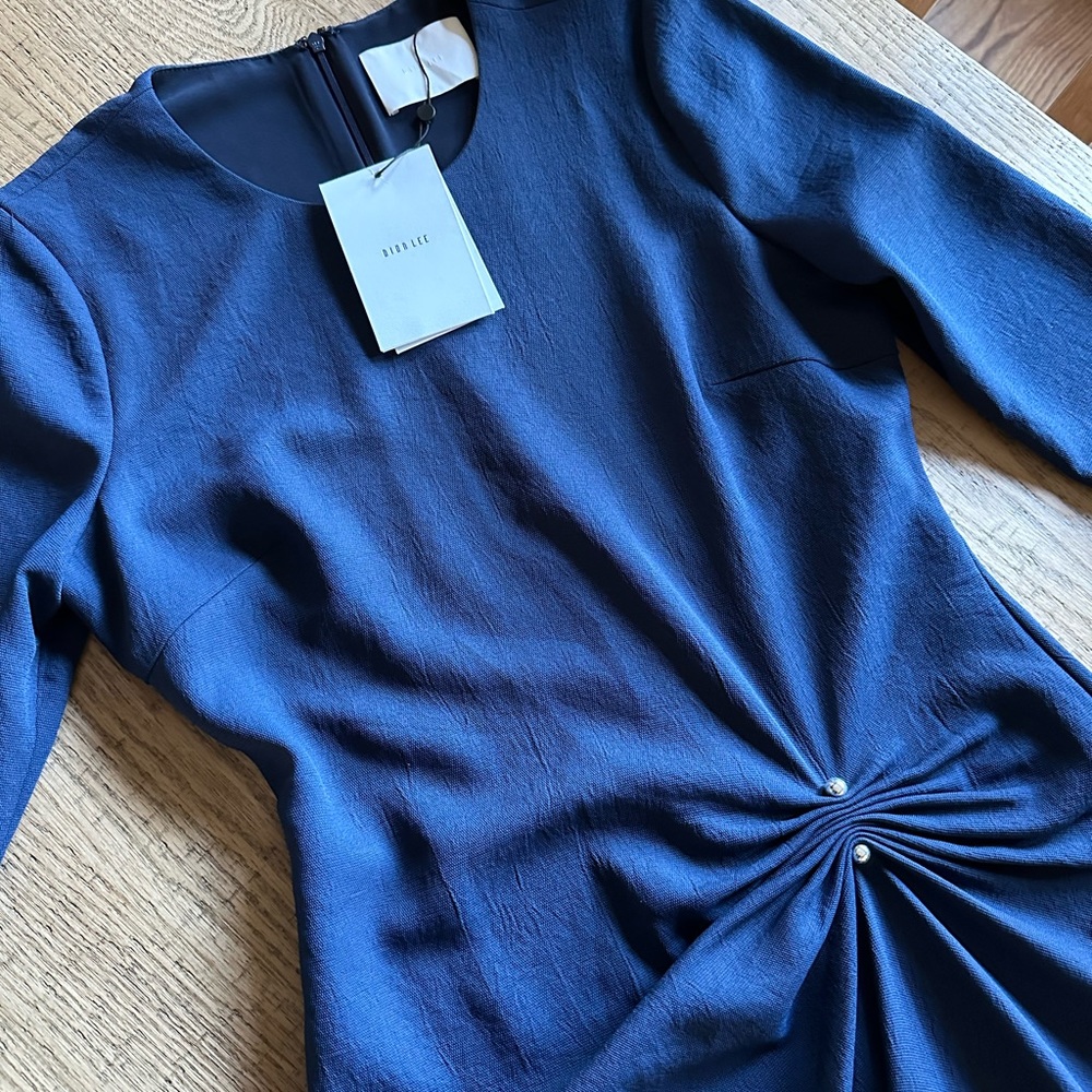 DION LEE PIERCED LONG SLEEVE DRESS
